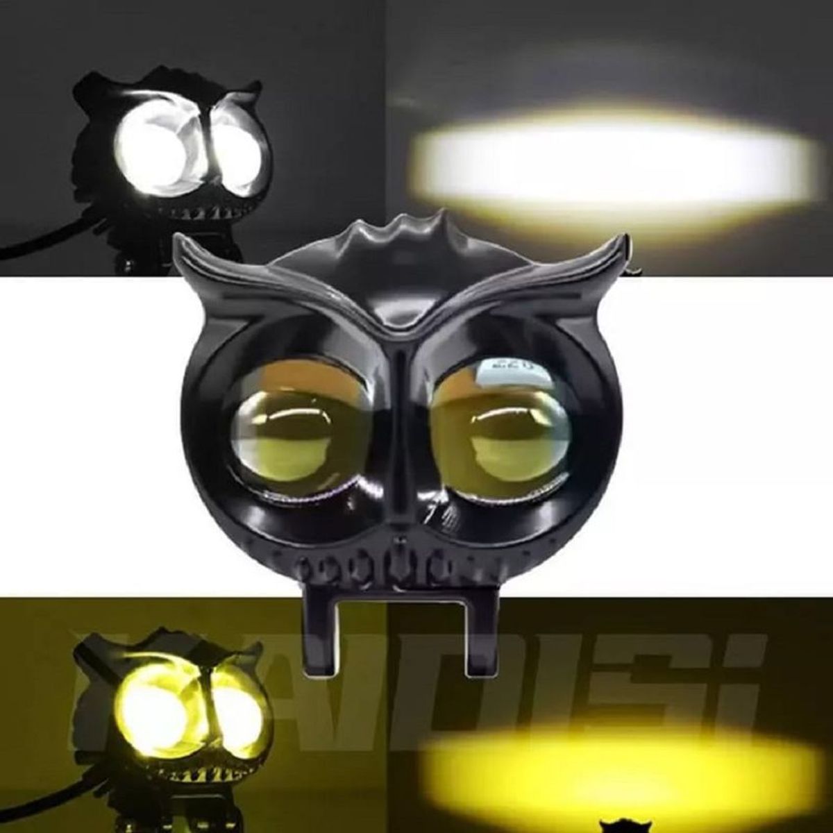 UNIVERSAL - Una exploradora led buho bicolor rompe niebla motocarro