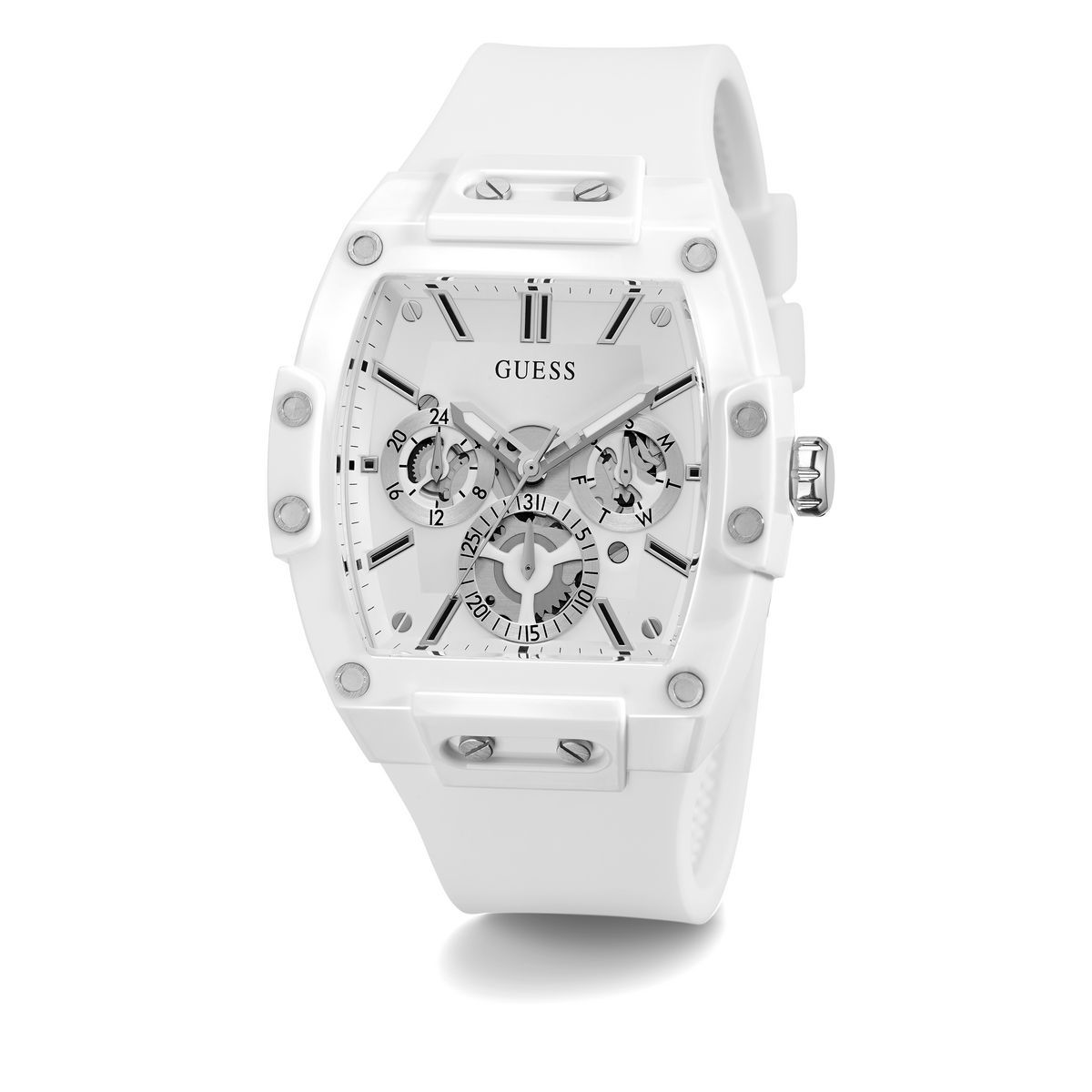 GUESS - Reloj Multifunción Guess Phoenix Unisex Gw0203g2 Blanco