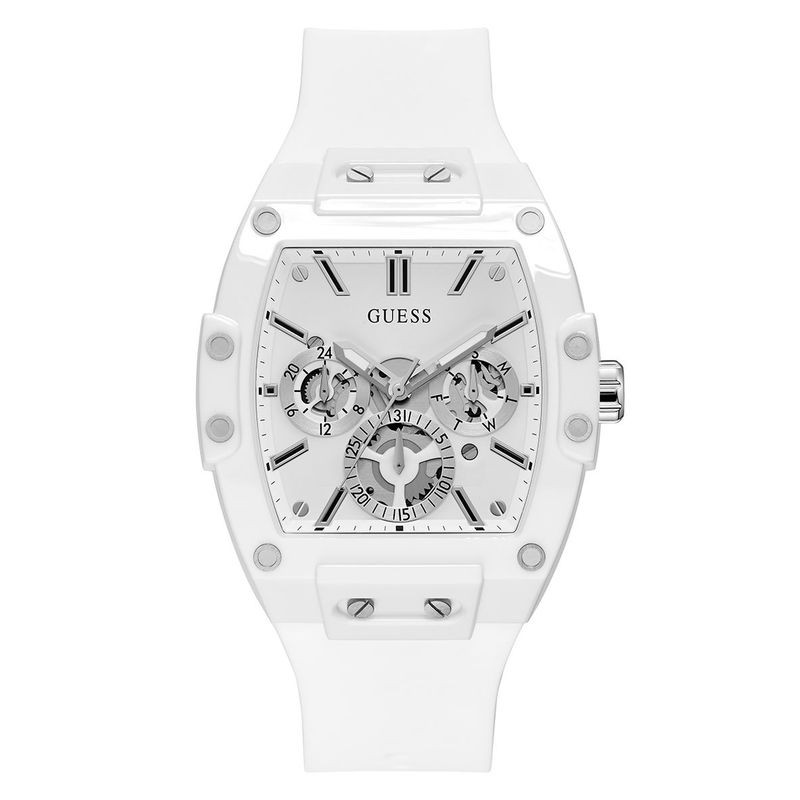 GUESS - Reloj Multifunción Guess Phoenix Unisex Gw0203g2 Blanco