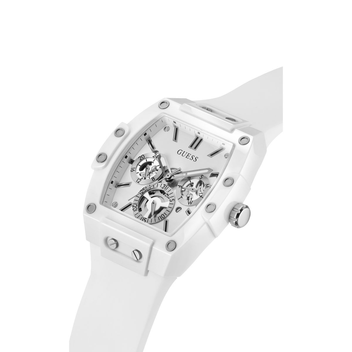 GUESS - Reloj Multifunción Guess Phoenix Unisex Gw0203g2 Blanco