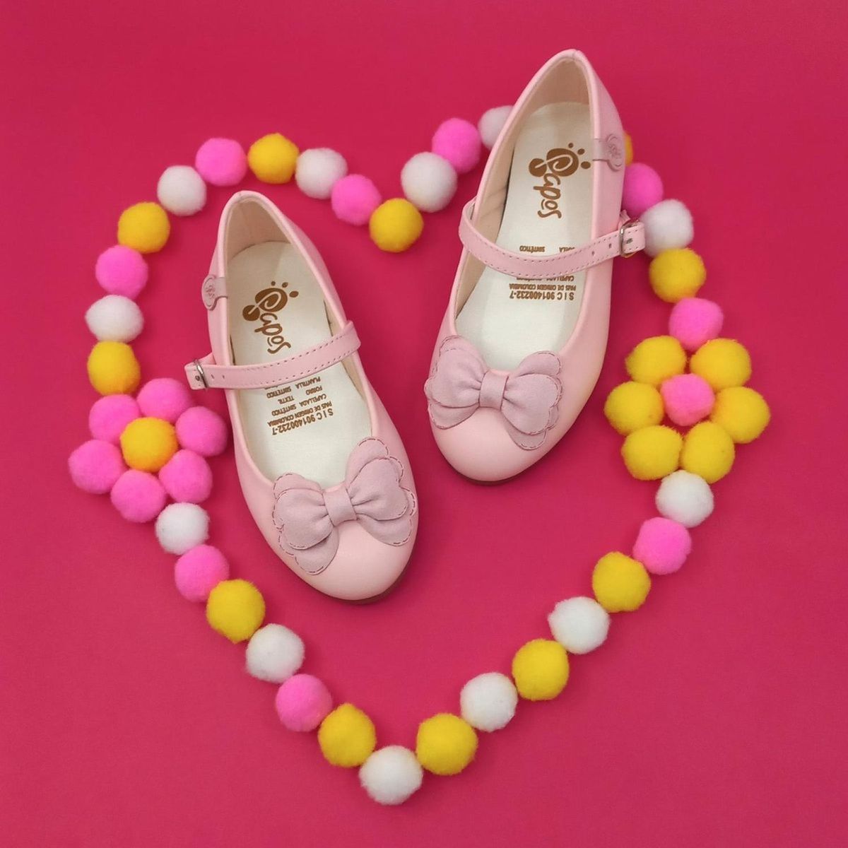 PAPOS - Baletas Dulce Bailarina Rosada - Baletas Niñas PAPOS - Beige