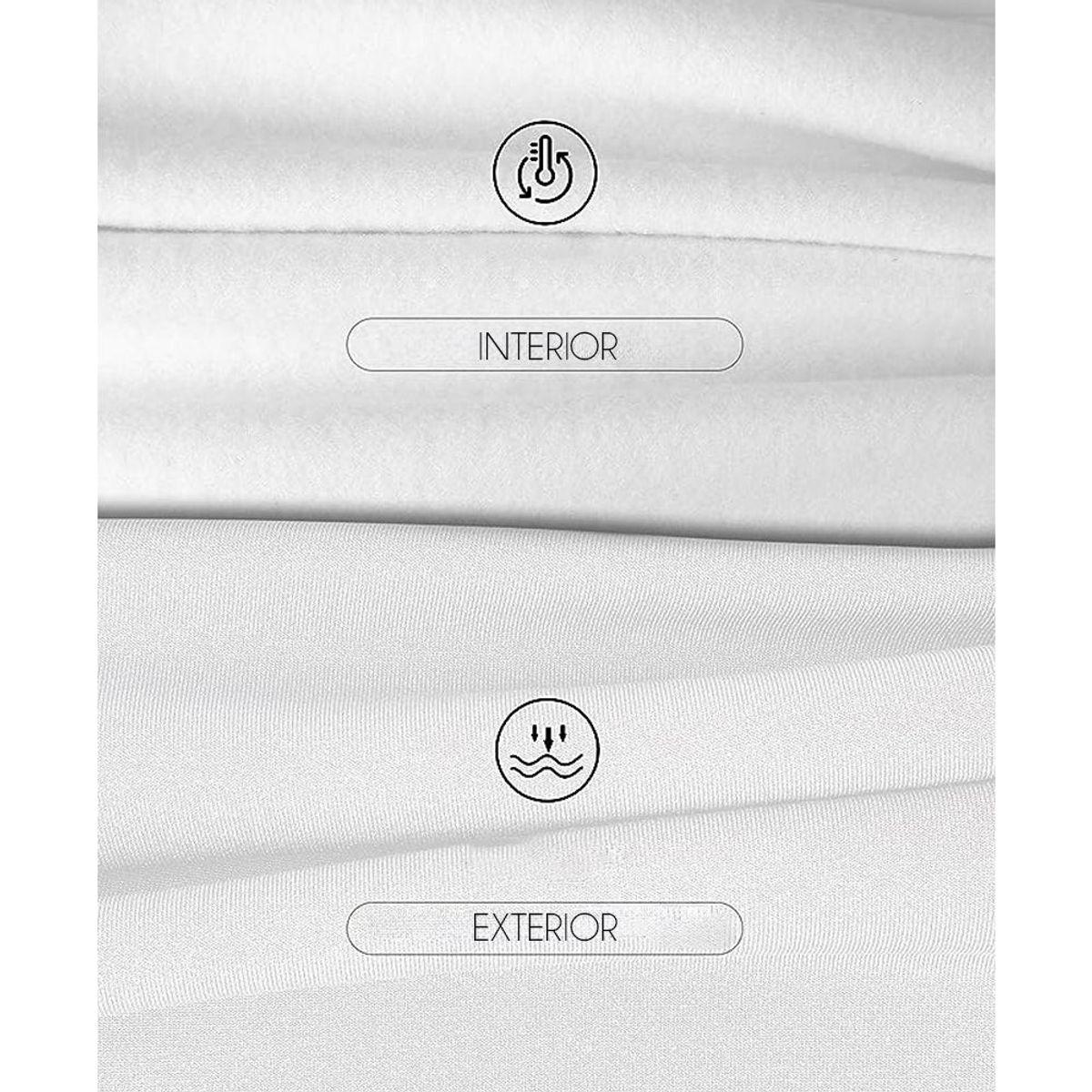 FRIOLENTA - Buzo térmico interior Fleece frío invierno - Blanco