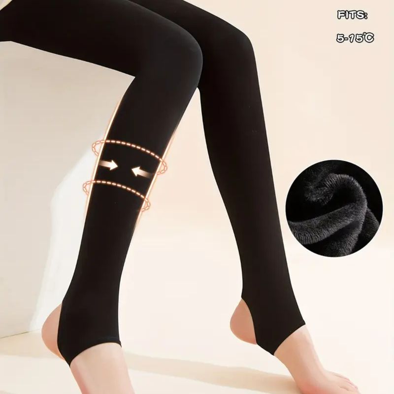 FRIOLENTA - Pantimedias Termicas Medias Largas - Negras