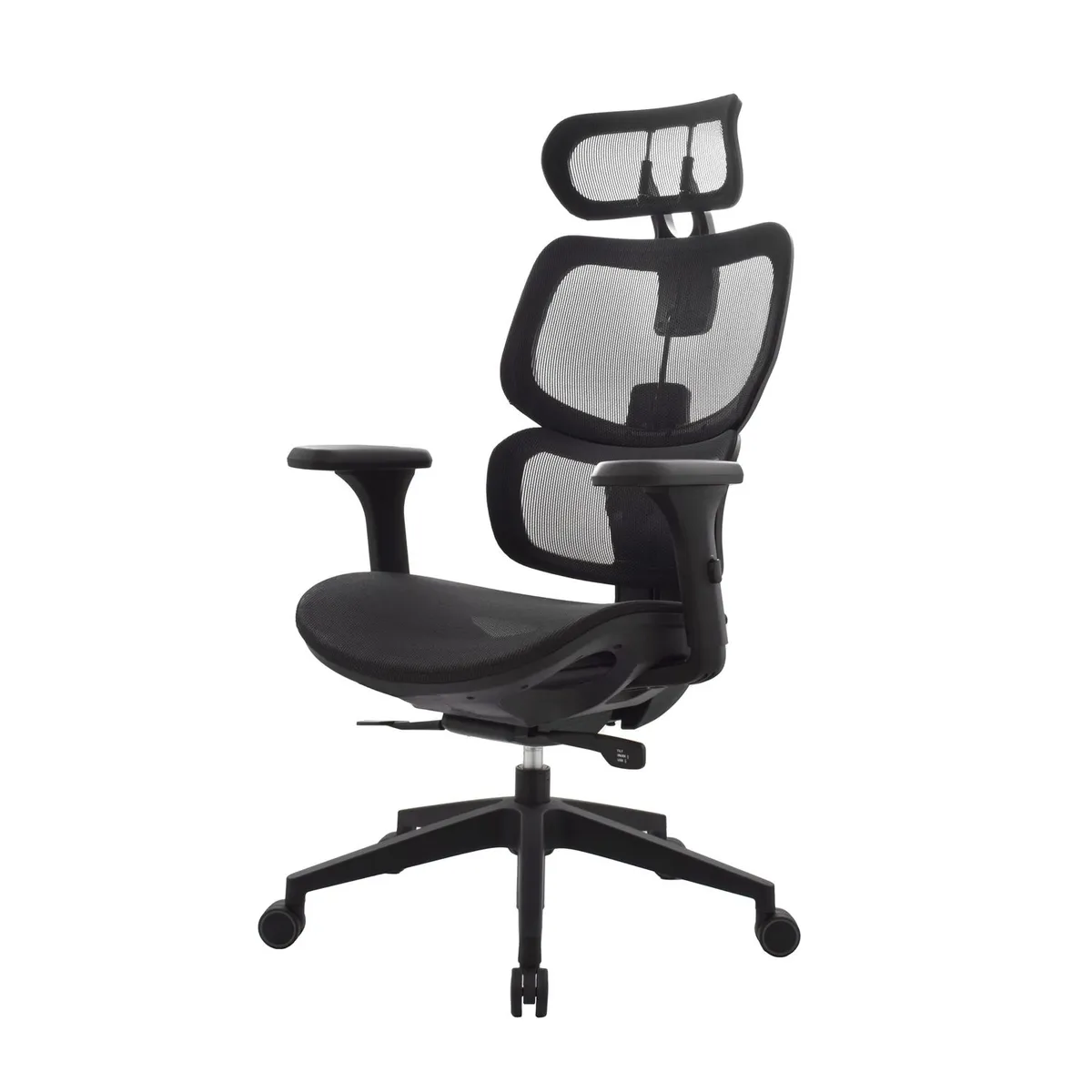 BONNO - Silla Ergonómica Sam Presidente Negra Bonno