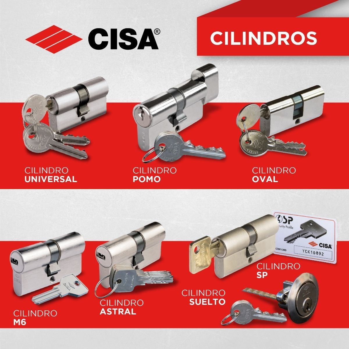 VISALOCK - Protector De Cilindro Universal Chapa Puerta Cisa