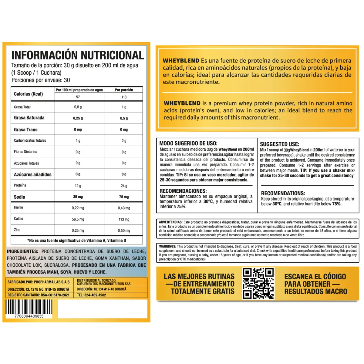 GENERICO - WHEY BLEND