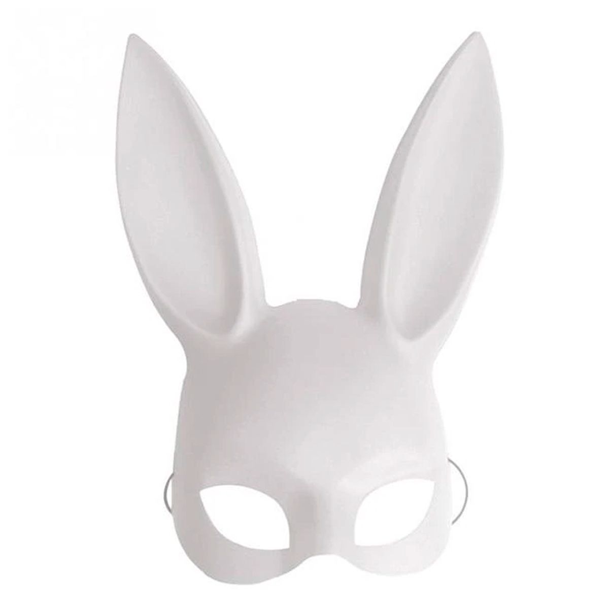 GENERICO - Mascara Conejo Mujer Media Cara Halloween Disfraz coneja