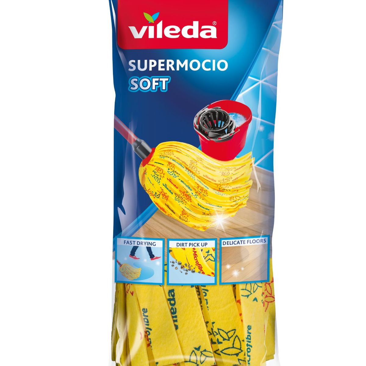 VILEDA - Repuesto Trapero Vileda SuperMocio 30 Micro Fibra