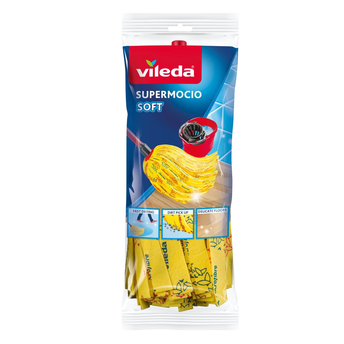 VILEDA - Repuesto Trapero Vileda SuperMocio 30 Micro Fibra
