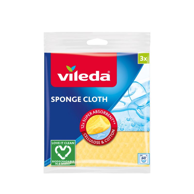 VILEDA - Paño Limpiador Celulosa Vileda 3 unidades