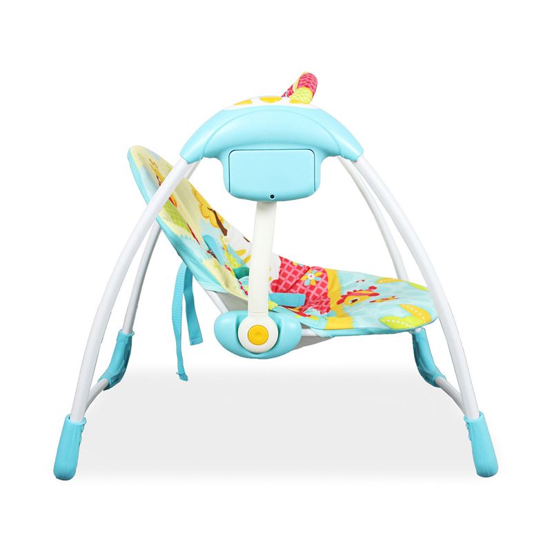 Columpio Mecedora Eléctrica Portátil Bebé Mimo Bebesit Azul