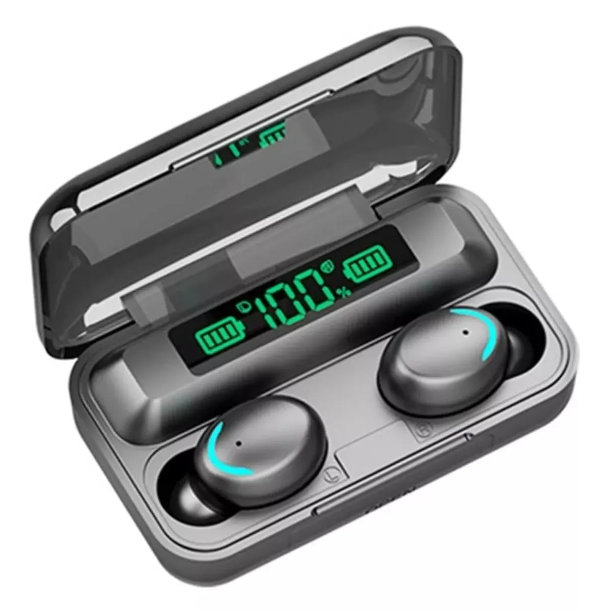 GENERICO - AUDIFONO TWS F9-5 BLUETOOTH 5.3 NEGRO