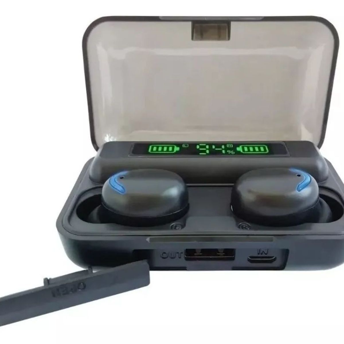 GENERICO - AUDIFONO TWS F9-5 BLUETOOTH 5.3 NEGRO