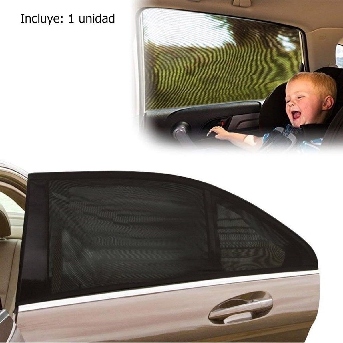 VELBROS - Parasol Ventana Carro Cortina Tapasol Protector Sol Auto X1