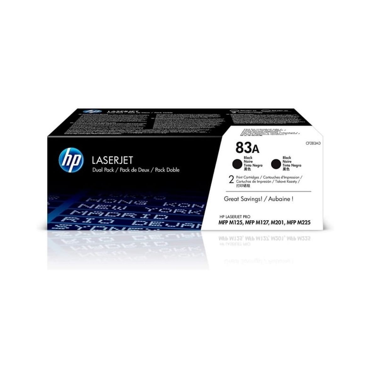 HP - Tóner HP 83A Negro LaserJet Original CF283A