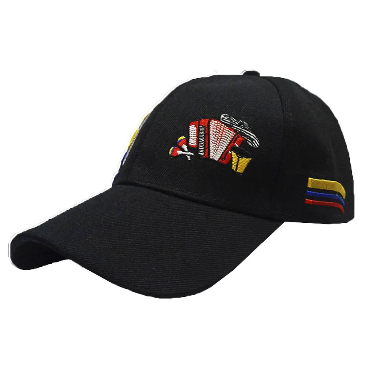 VELBROS - Gorra Colombia Cachucha Seleccion Golf Beisbol Hombre Mujer - Negro