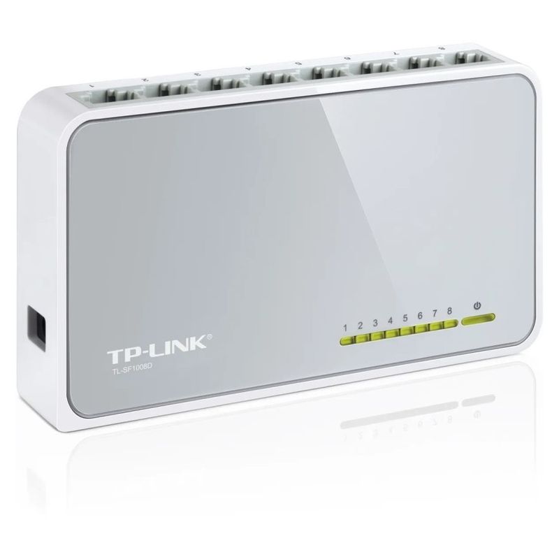 TP LINK - Switch 8 Puertos Tp-link Tl-SF1008d Desktop 10/100 Mbps