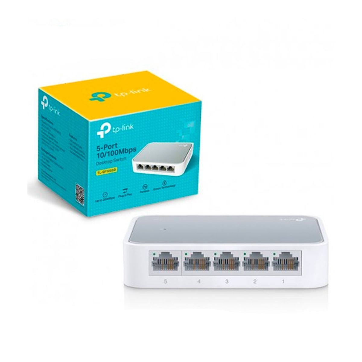 TP LINK - Switch 5 Puertos Tp-link TL-SF1005D Desktop 10/100 Mbps