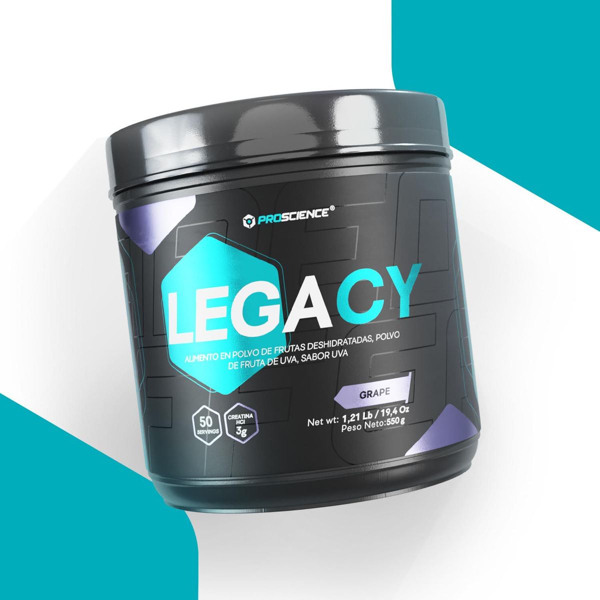 PROSCIENCE - Legacy Creatina HCL x50 Servicios Proscience uva