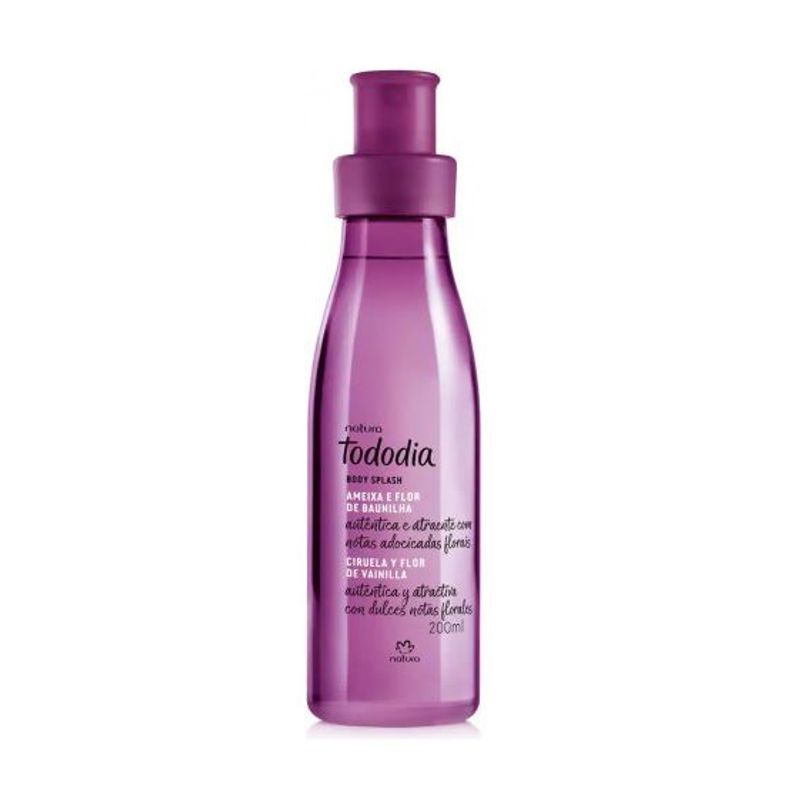 NATURA - Splash Ciruela y Flor de Vainilla Tododia Natura 200 ml