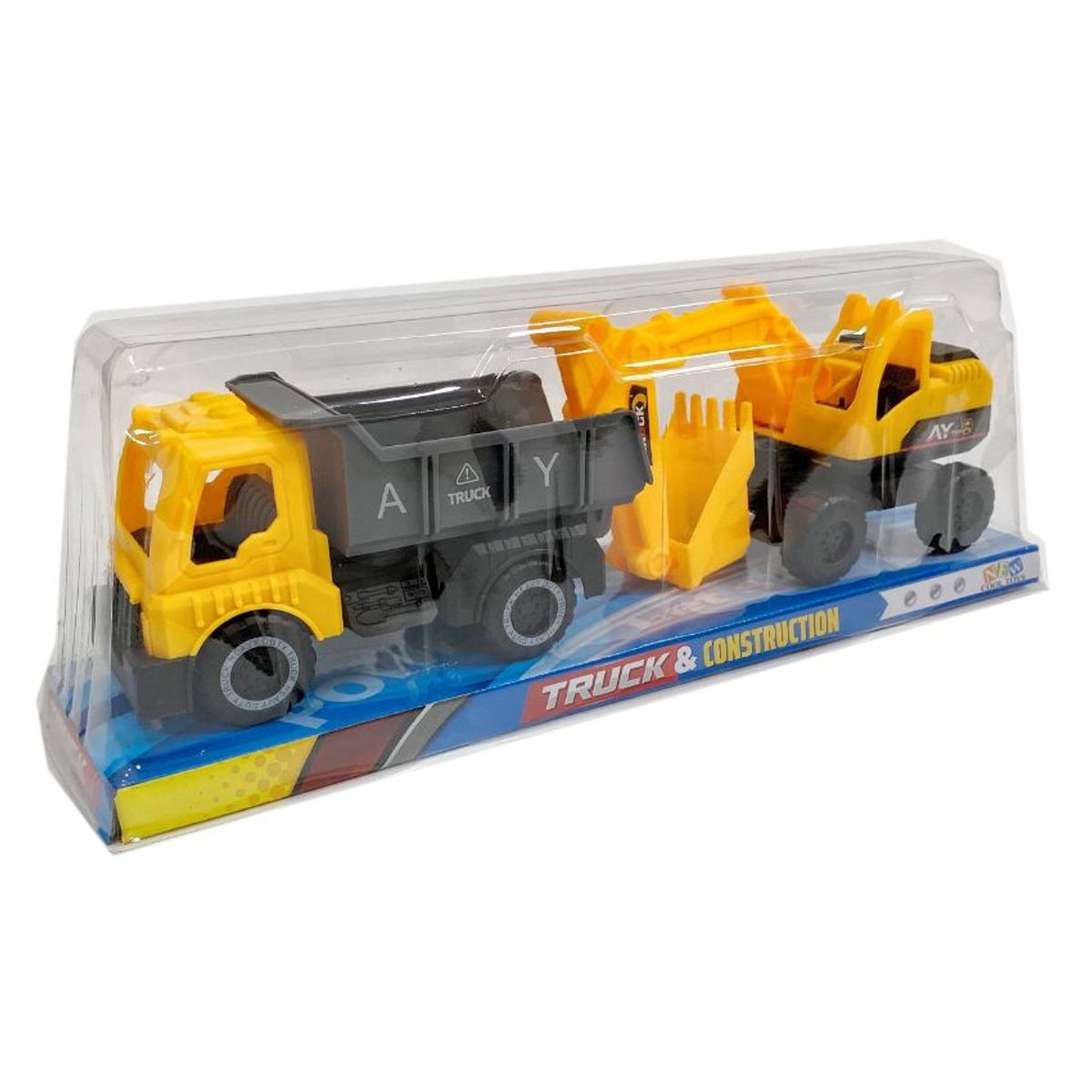 JUGUETELANDIA - Volqueta Y Excavadora Base Y Tapa