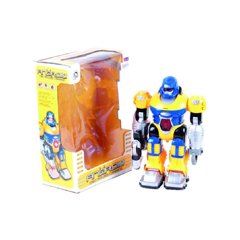 JUGUETELANDIA - Robot Android Pilas Caja PLU 9626