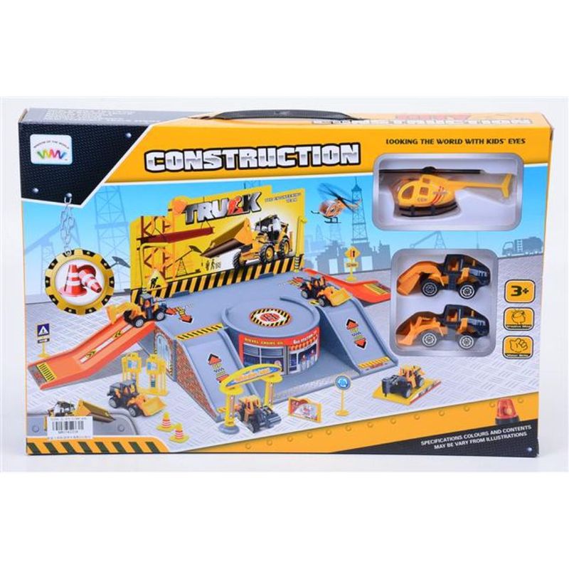 JUGUETELANDIA - Set Construccion City Con Rampas 19 Piezas Caja