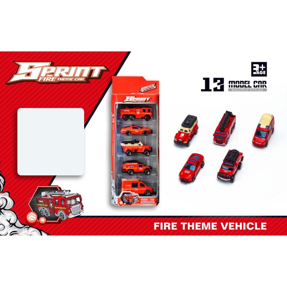 JUGUETELANDIA - Set Emergencias Sprint X 5 Caja