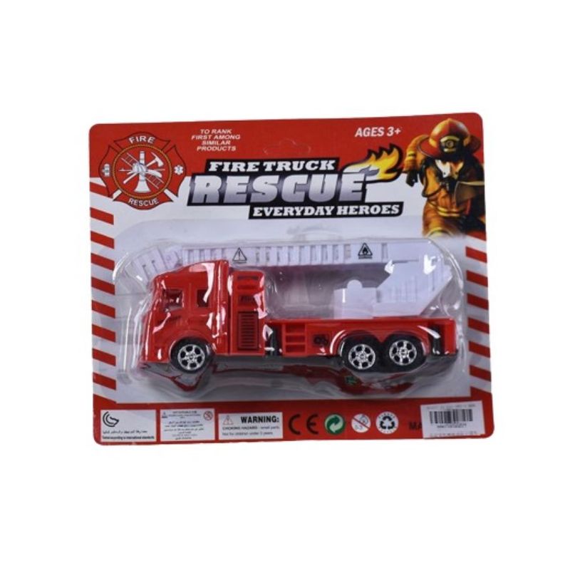 JUGUETELANDIA - Carrito Bombero Juguete Blister