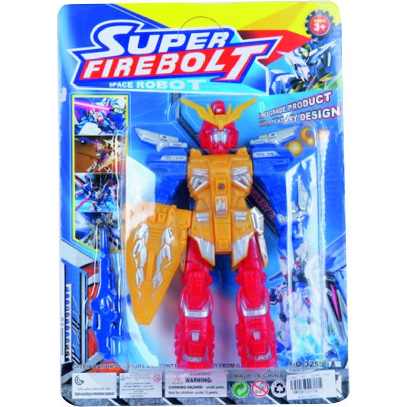JUGUETELANDIA - Robot Firebolt Blister Escudo