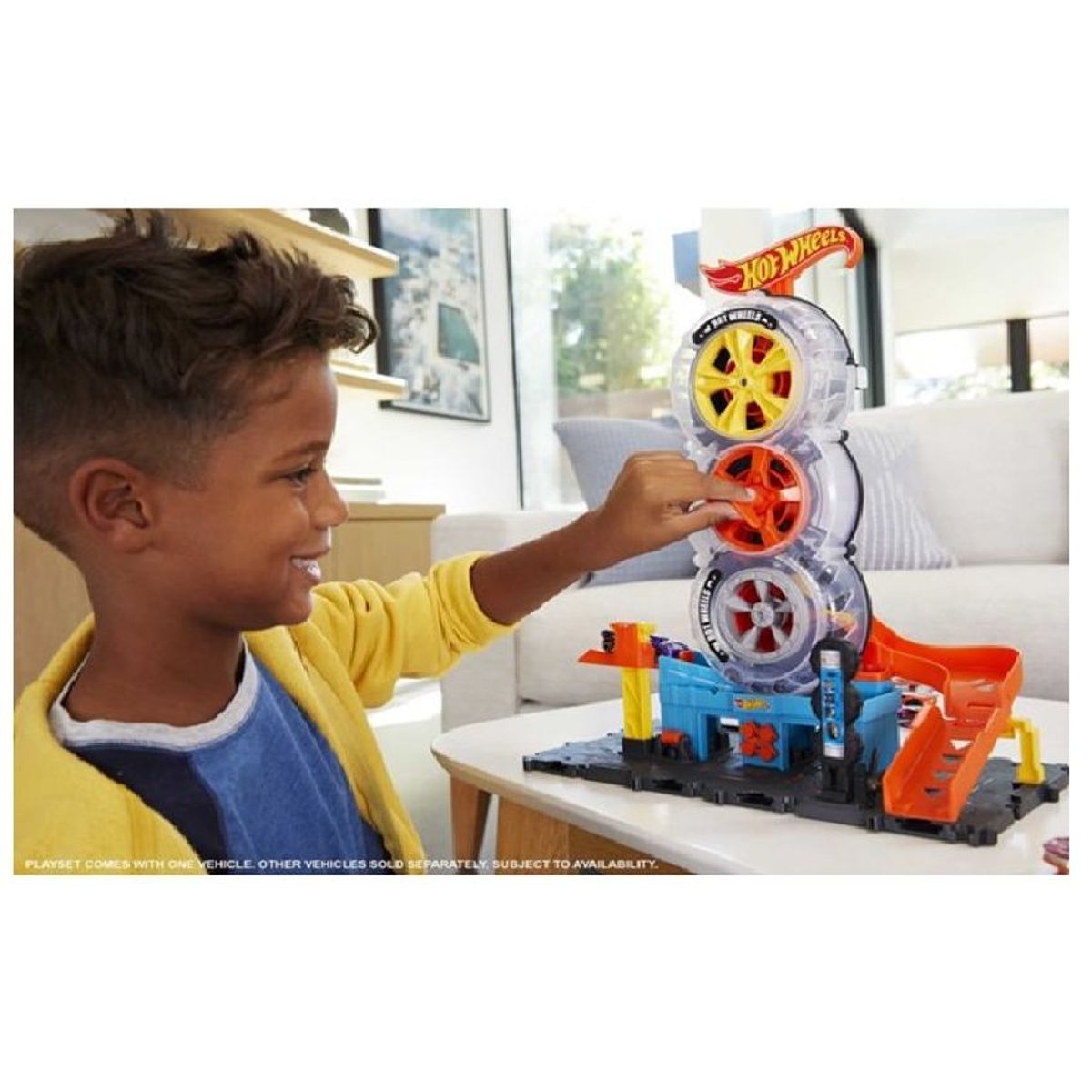 HOT WHEELS - Hot Wheels City Super Tienda De Llantas Mattel