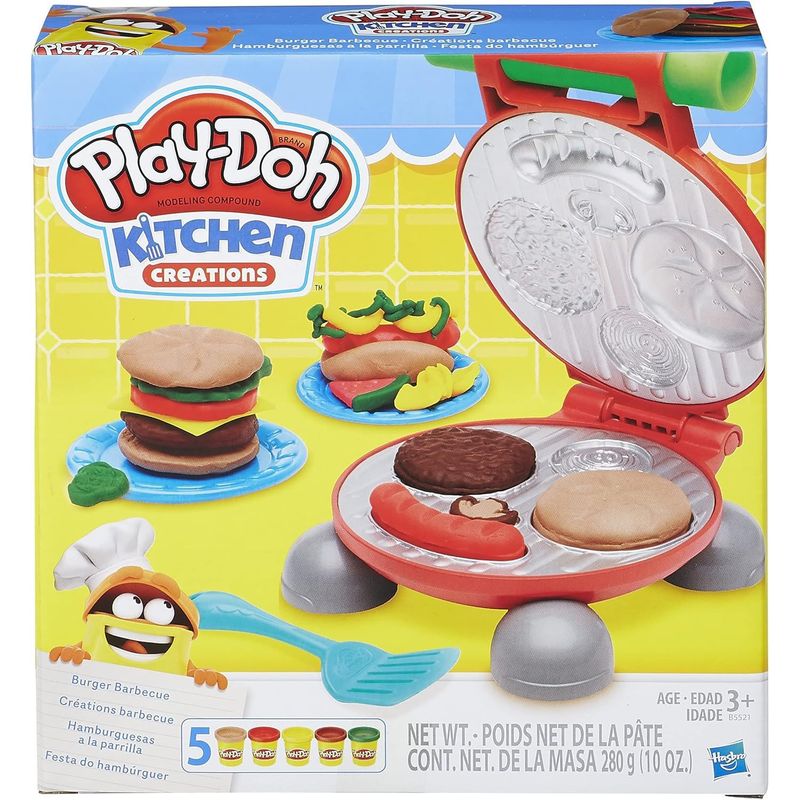 HASBRO - Play Doh Hamburguesas a la Parrilla 
