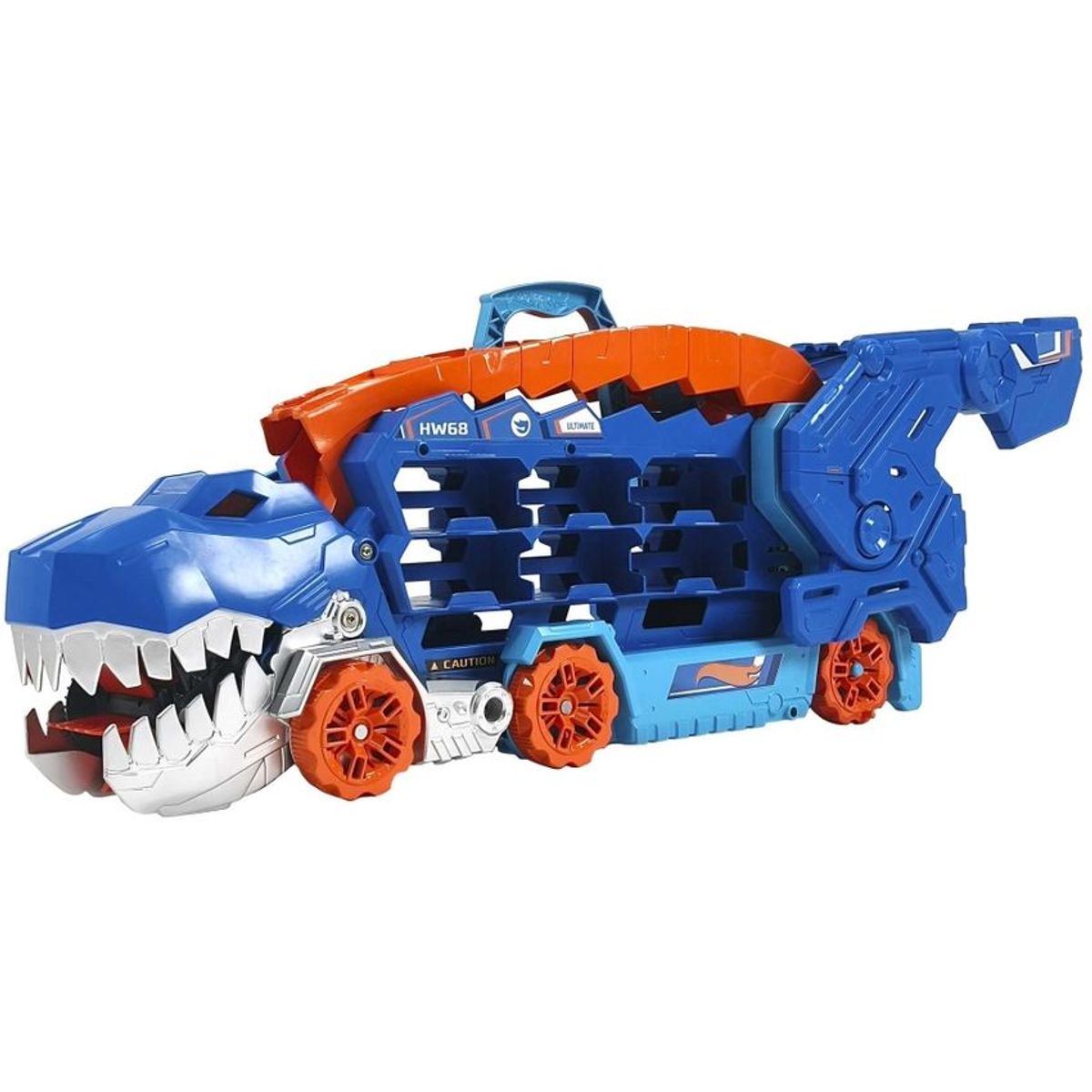 HOT WHEELS - Hot Wheels City Súper Remolque De T-Rex Mattel