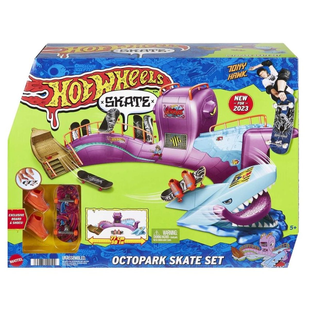 HOT WHEELS - Hot Wheels Pista Skate Skatepark De Pulpo Mattel