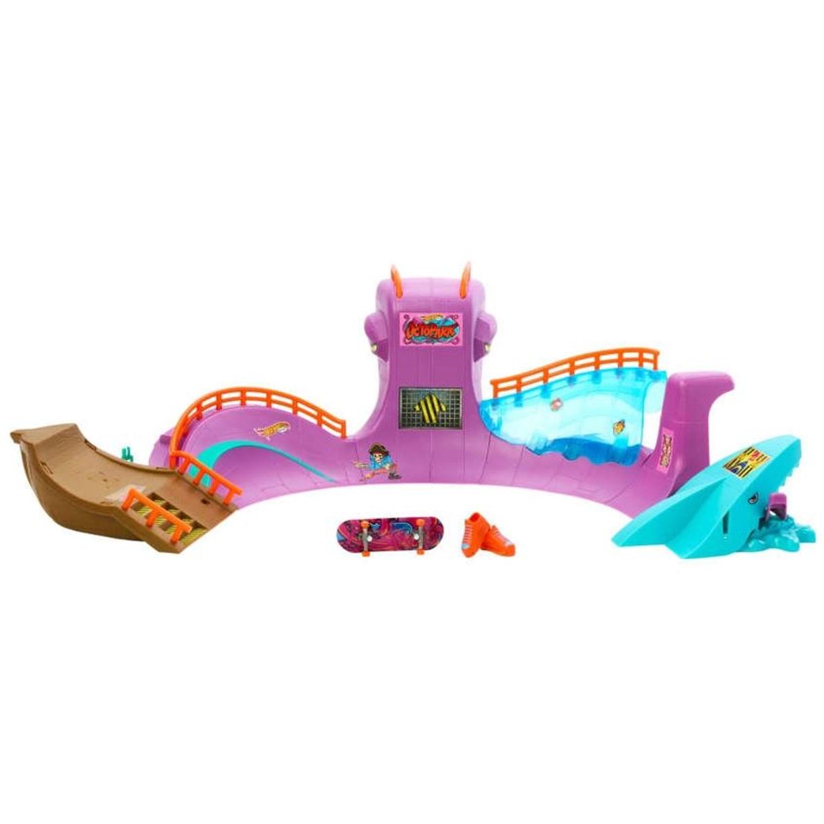 HOT WHEELS - Hot Wheels Pista Skate Skatepark De Pulpo Mattel