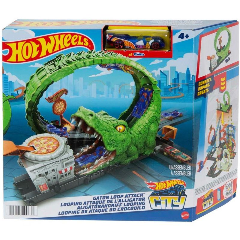 MATTEL - Hot Wheels City pista Némesis Cocodrilo  Mattel
