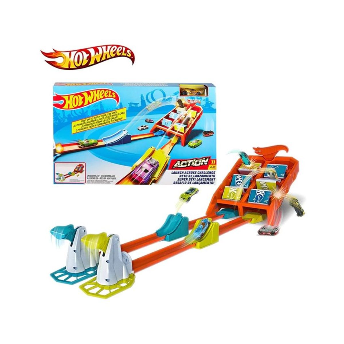 MATTEL - Hot Wheels Pista Vueltas y Choques