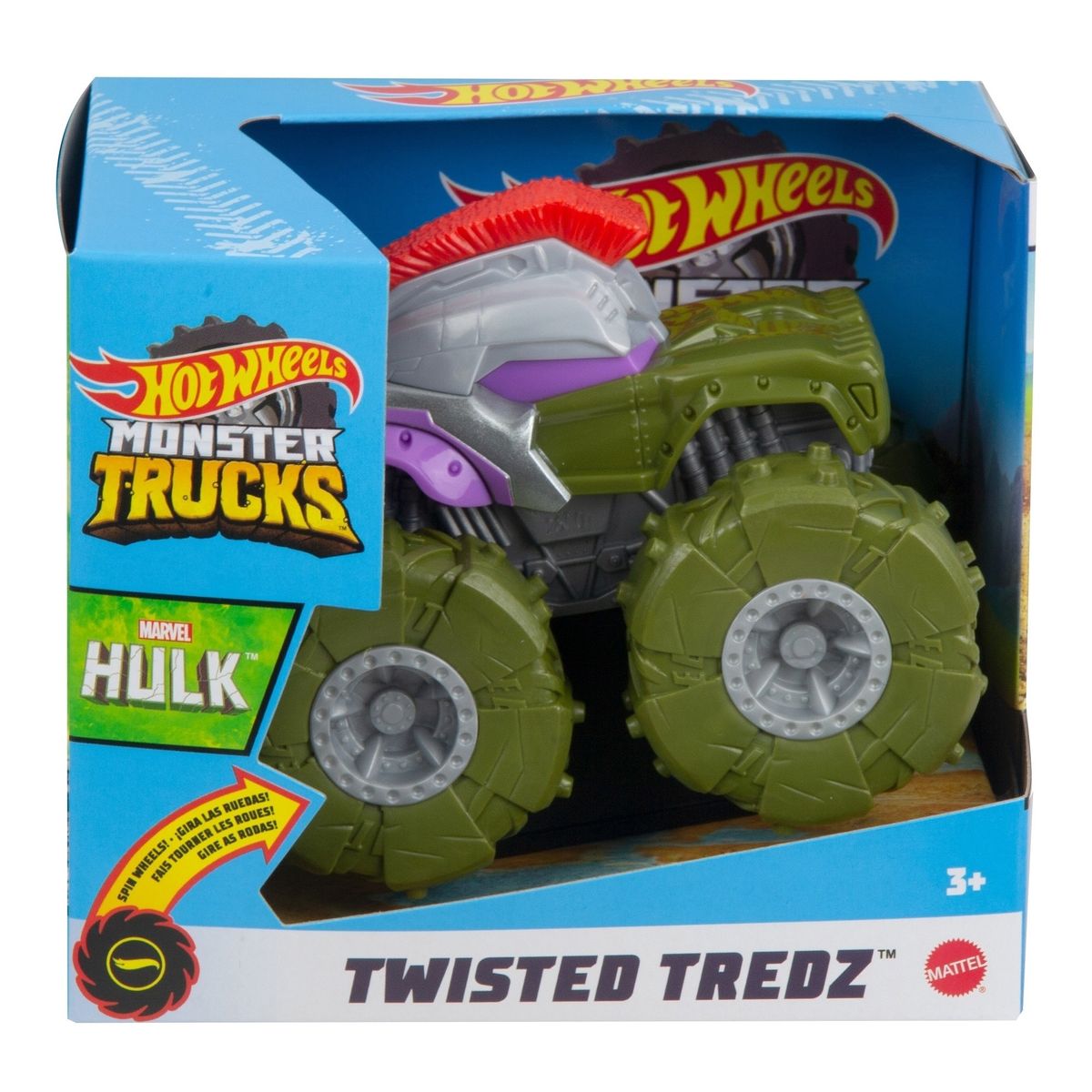 HOT WHEELS - HOT WHEELS MONSTER TRUCKS 143 LLANTAS TODO TERRENO