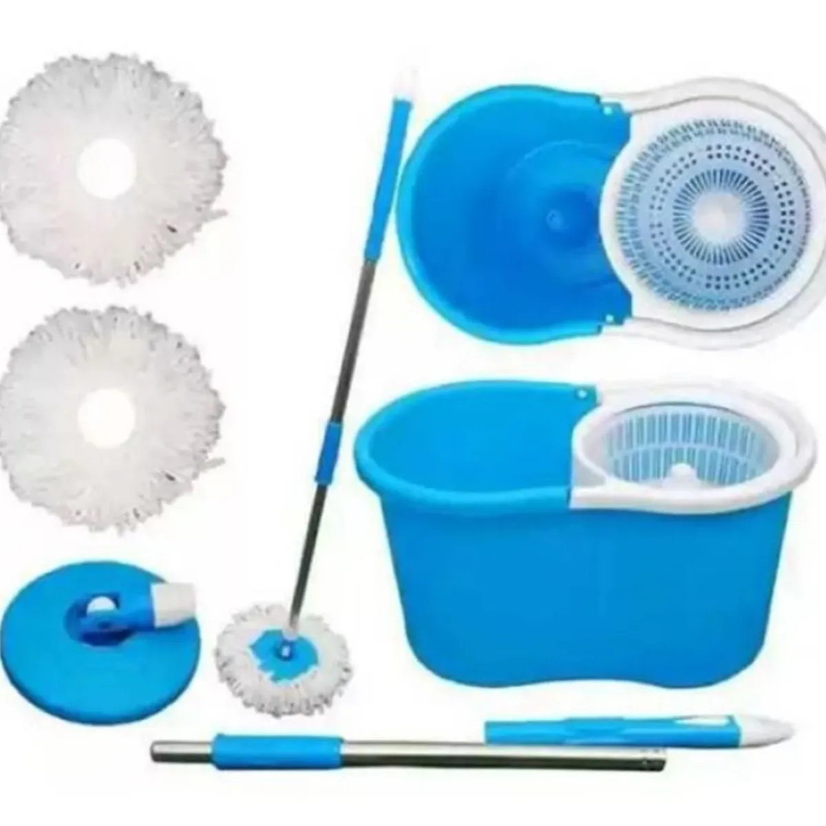 ZHOPI CO - Trapero Giratorio Magico con Balde 360°