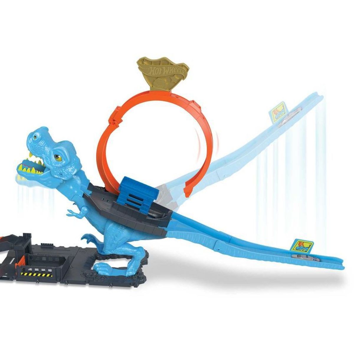 HOT WHEELS - Hot Wheels City Pista de Juguete T-Rex Devorador Mattel