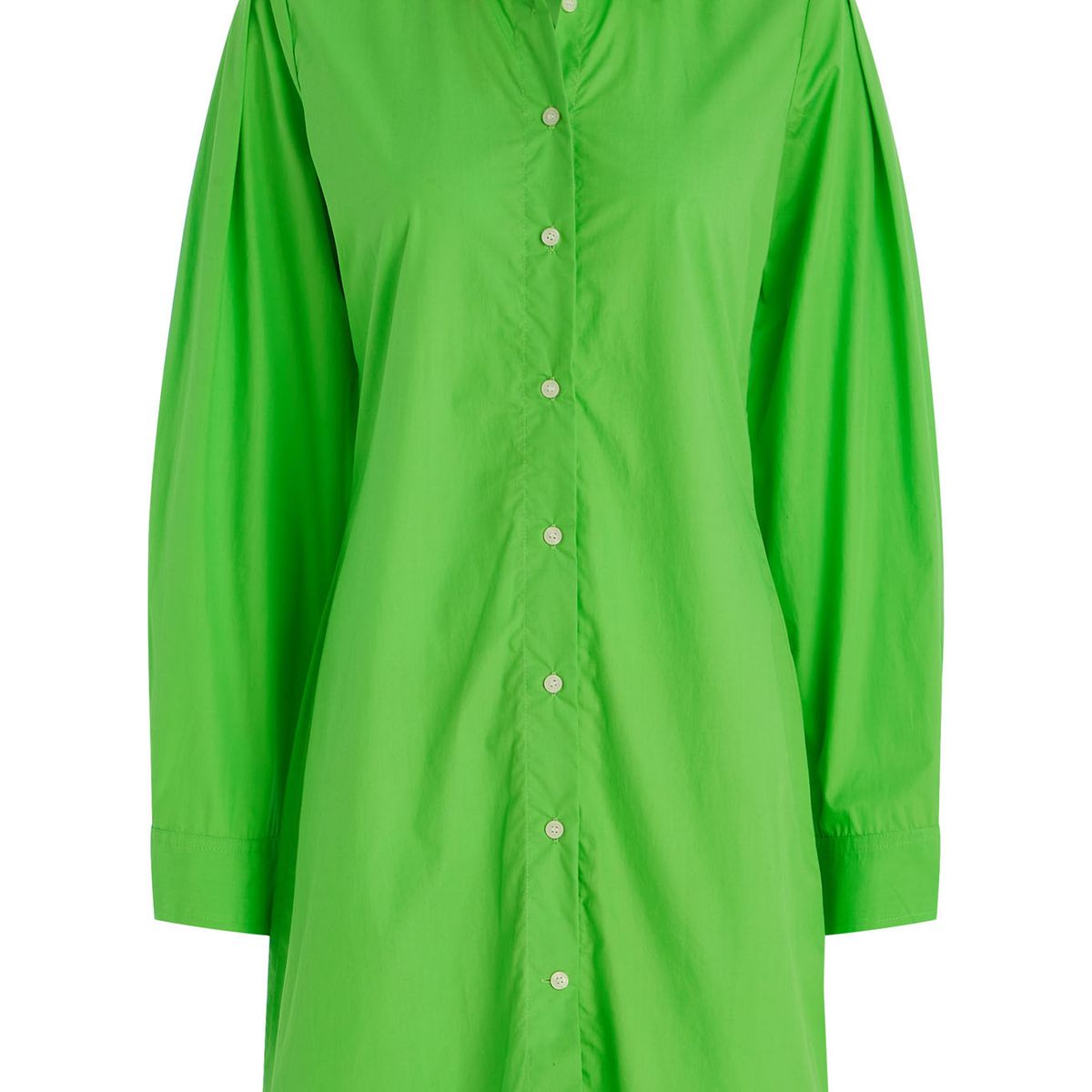 TOMMY HILFIGER - Vestido Verde Tipo Camisa Para Mujer Tommy Hilfiger