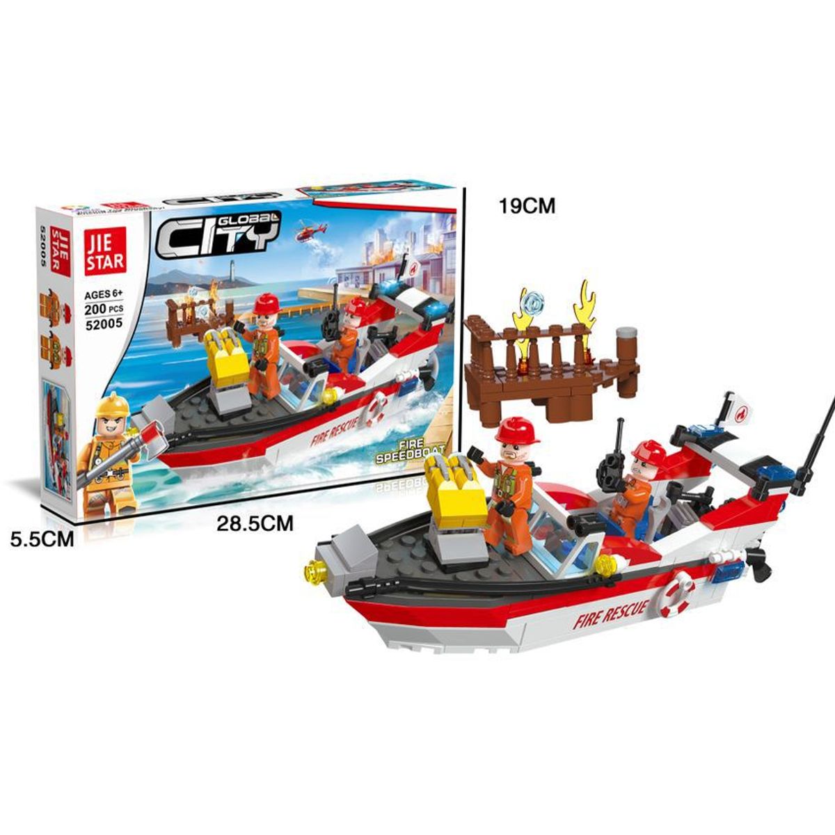 JUGUETELANDIA - Juego De Bloques Yate 200 Piezas Caja