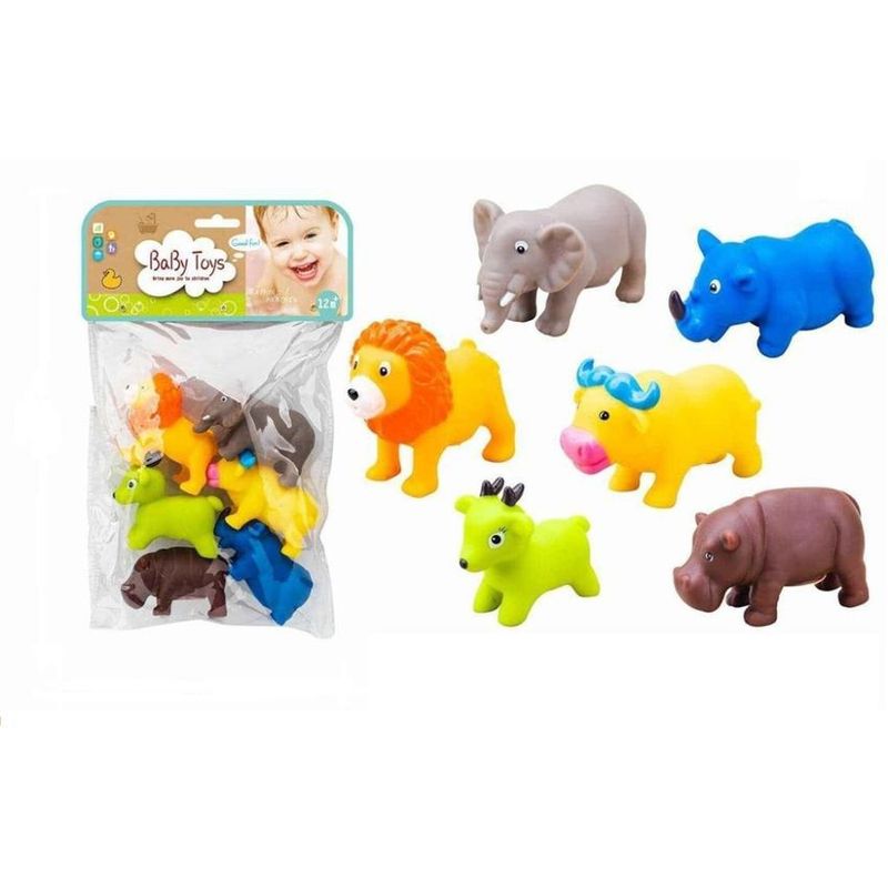 JUGUETELANDIA - ANIMALES SALVAJES CHILLONES X 6 BOLSA