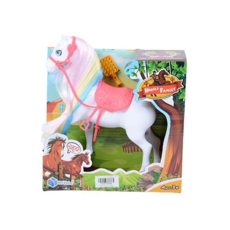 JUGUETELANDIA - Caballo Horses Family Peine Caja