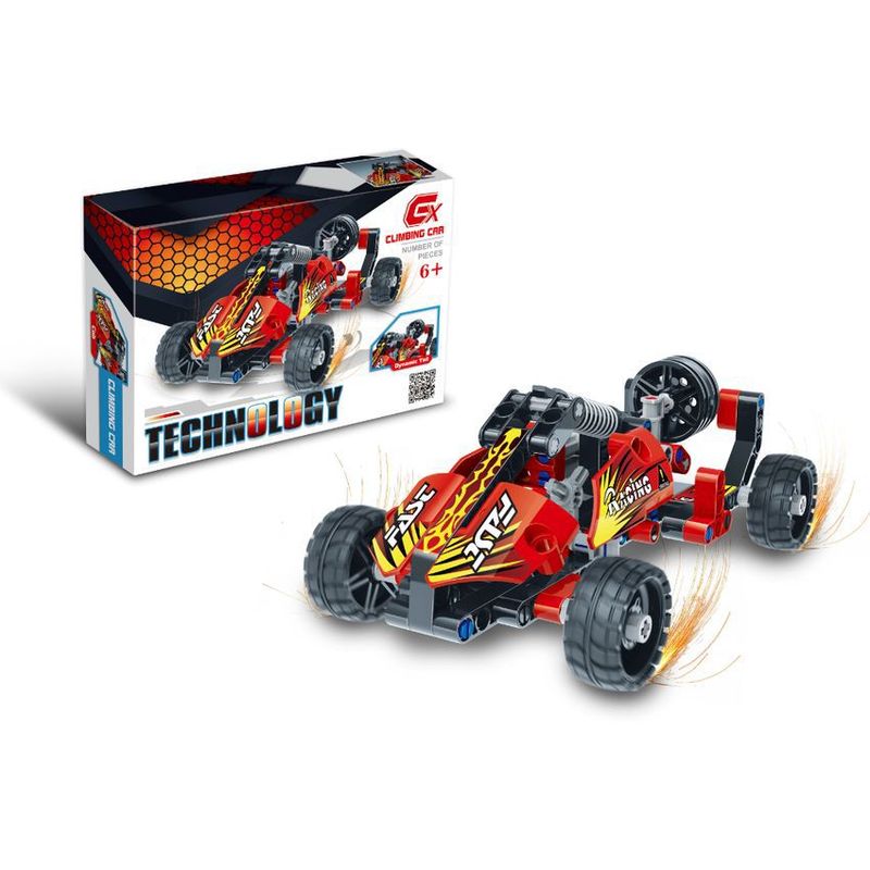 JUGUETELANDIA - Carro Technology Bloques 127 Piezas Caja