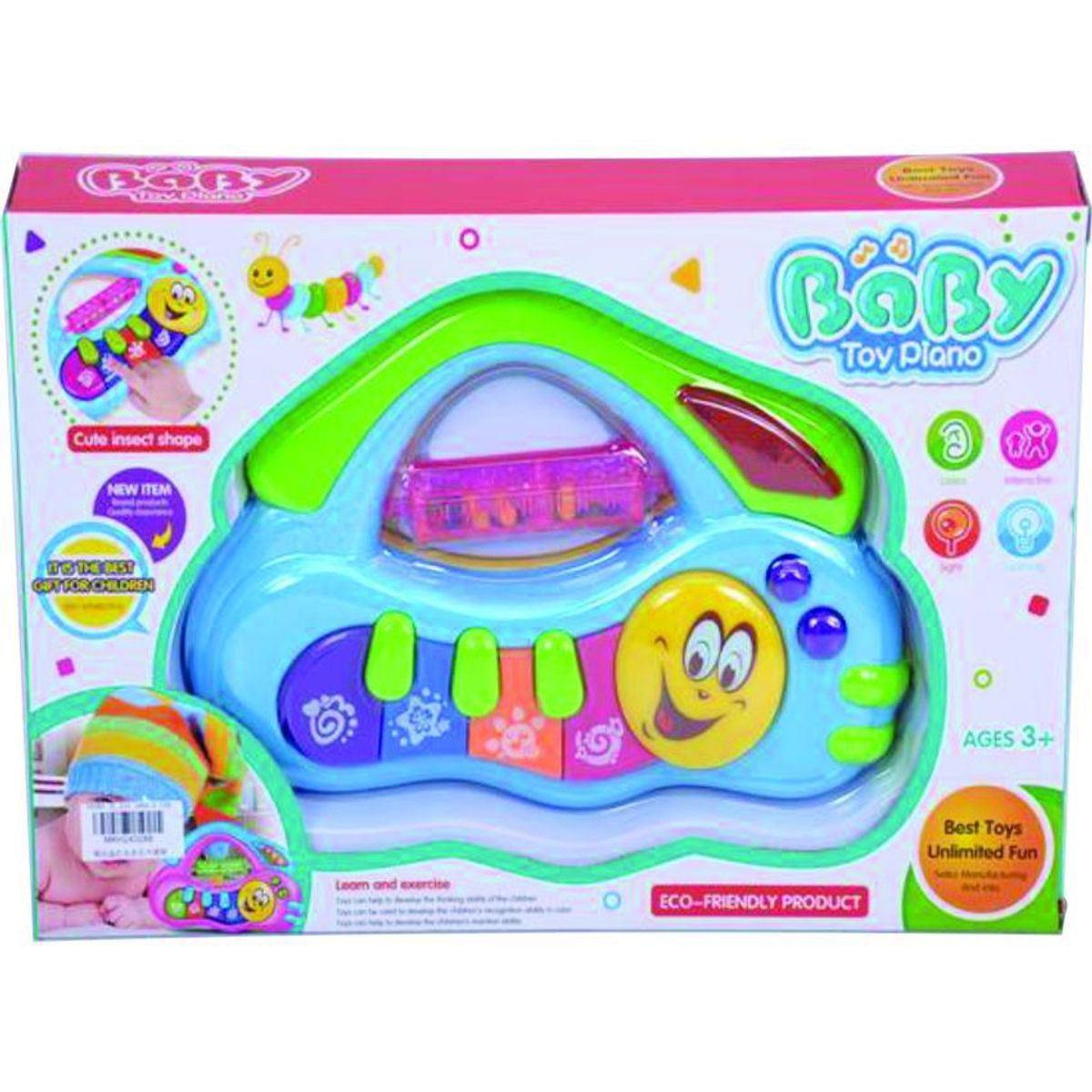 JUGUETELANDIA - Piano para Bebe Baby Caja