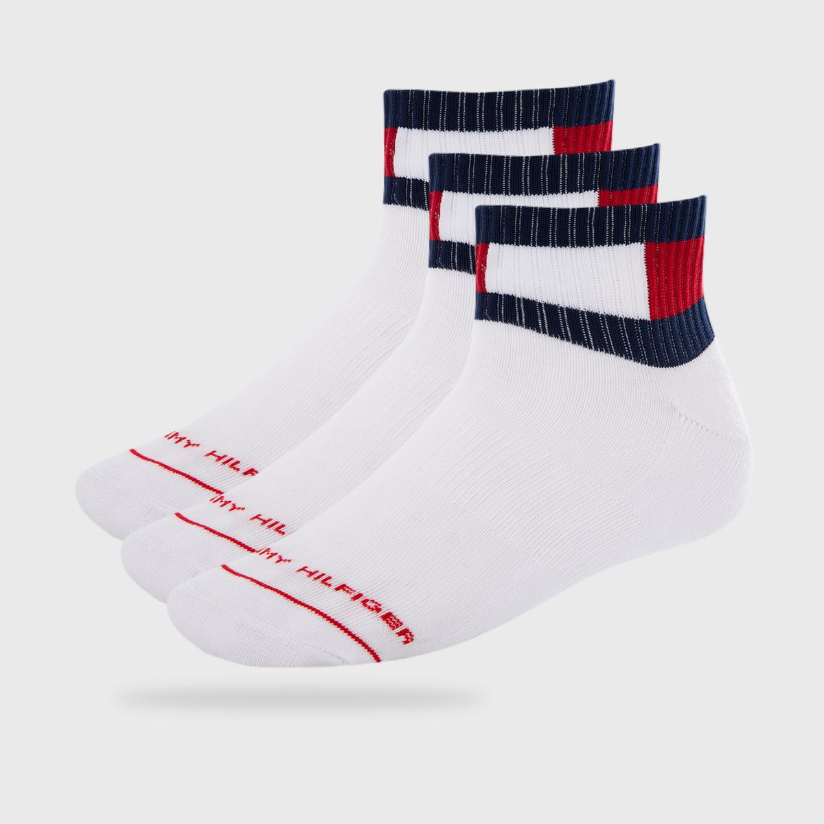 TOMMY HILFIGER - Medias Blancas en Algodón Para Hombre Tommy Hilfiger