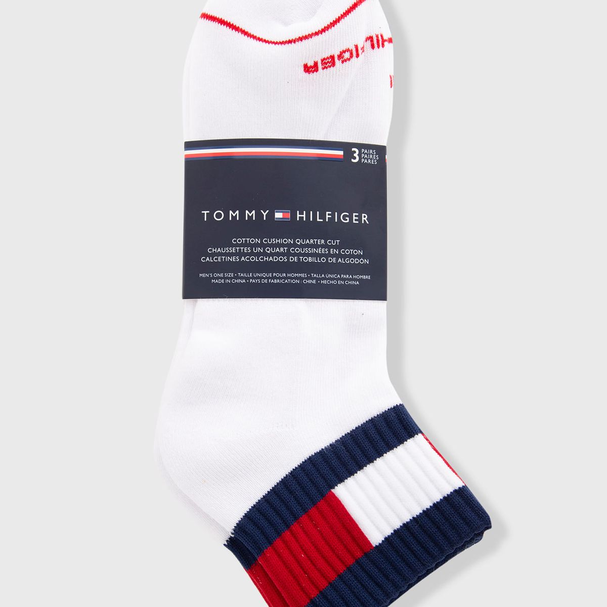 TOMMY HILFIGER - Medias Blancas en Algodón Para Hombre Tommy Hilfiger