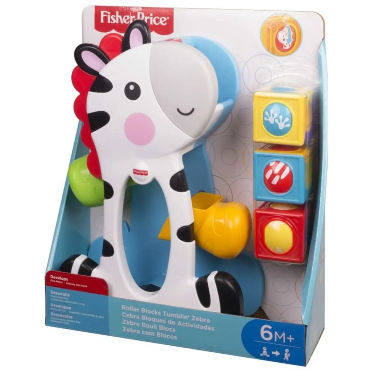 FISHER PRICE - Fisher Price Cebra Bloques de Actividades