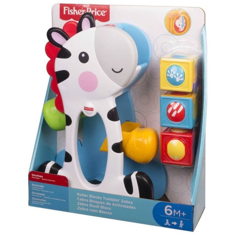 MATTEL - Fisher Price Cebra Bloques de Actividades